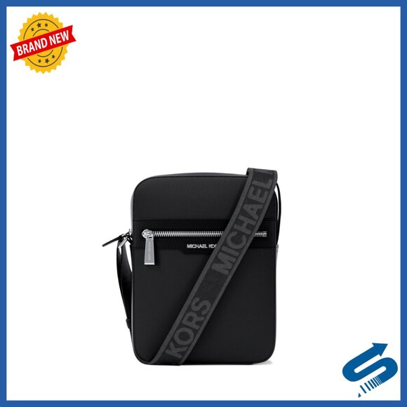 Men's Crossbody Flight Bag with Adjustable Strap and Zip Pocket